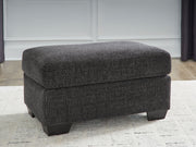 Loreo - Ottoman - Ebony - JaxCo Furniture