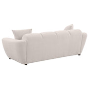 Destino - Chenille Splayed Arm Sofa Set - JaxCo Furniture