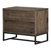 Elena - Nightstand - Brown - JaxCo Furniture