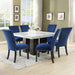 Camila - Square Dining Set - White Top - JaxCo Furniture