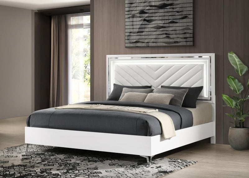 Cassia - LED Panel Bed - JaxCo Furniture