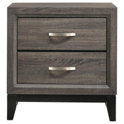 Watson - 2-Drawer Nightstand - Gray Oak - JaxCo Furniture