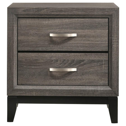 Watson - 2-Drawer Nightstand - Gray Oak - JaxCo Furniture