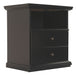 Maribel - Black - One Drawer Night Stand - JaxCo Furniture