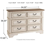Realyn - Dresser, Mirror - JaxCo Furniture