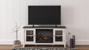 Dorrinson - TV Stand With Fireplace Insert - JaxCo Furniture