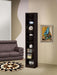 Eliam - 9-Shelf Bookcase - Cappuccino - JaxCo Furniture