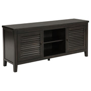 Concord - 2-Door TV Stand Console - Distressed Java - JaxCo Furniture