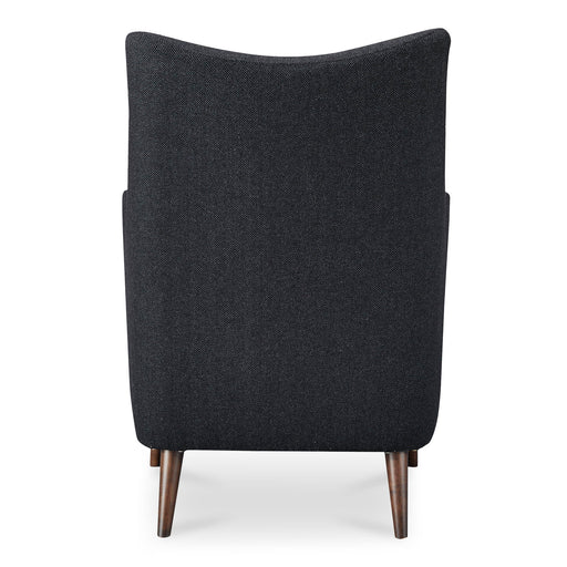 Fisher - Armchair - Charcoal Wool Blend - JaxCo Furniture