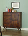 Pasco - Gentleman's Chest With Glides - Brown - JaxCo Furniture