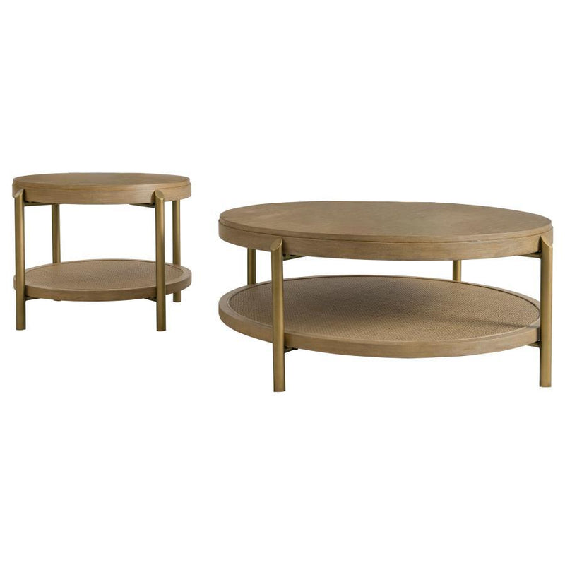 Arini - Round Coffee And End Table Set - JaxCo Furniture