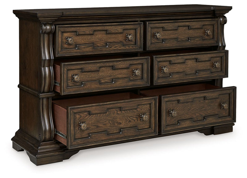 Maylee - Dark Brown - Dresser - JaxCo Furniture