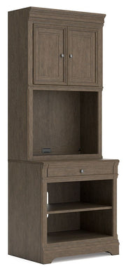 Janismore - Weathered Gray - Bookcase - JaxCo Furniture