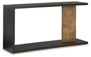Camlett - Brown - Console Sofa Table - JaxCo Furniture
