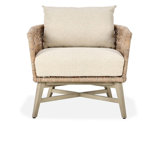 Collins - Outdoor Accent Chair - Natural / Sand - JaxCo Furniture