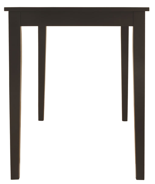 Kimonte - Dark Brown - Rectangular Dining Room Table - JaxCo Furniture