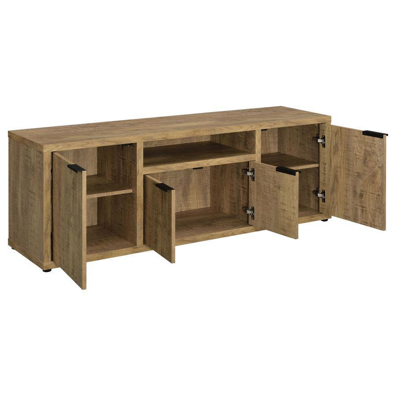 Tabby - 4 Door Engineered Wood TV Stand - Mango - JaxCo Furniture