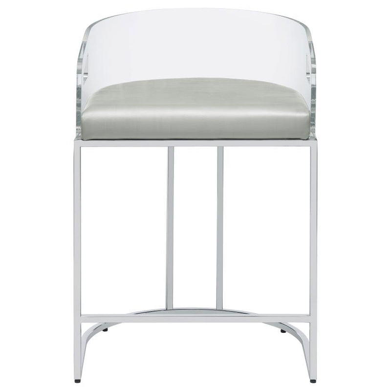 Thermosolis - Clear Acrylic Chair (Set of 2) - JaxCo Furniture