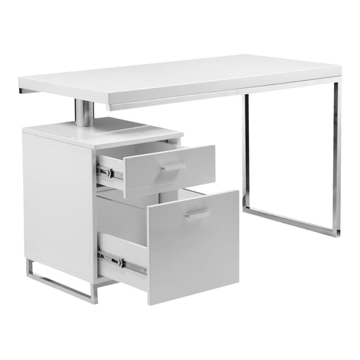 Martos - Desk - White - Wood - JaxCo Furniture