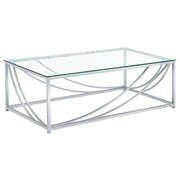 Lille - Glass Top Entryway Sofa Console Table Accents - JaxCo Furniture