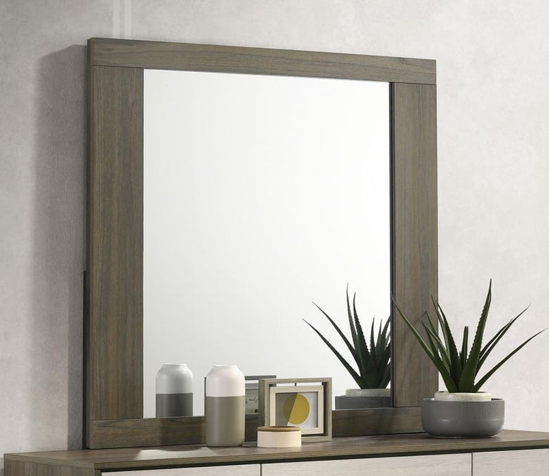Fenwick - Dresser Mirror - - Gray Oak - JaxCo Furniture