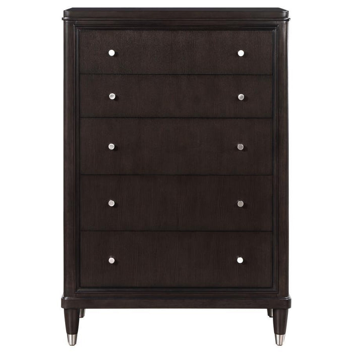 Emberlyn - 5-Drawer Bedroom Chest - Brown - JaxCo Furniture