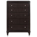 Emberlyn - 5-Drawer Bedroom Chest - Brown - JaxCo Furniture