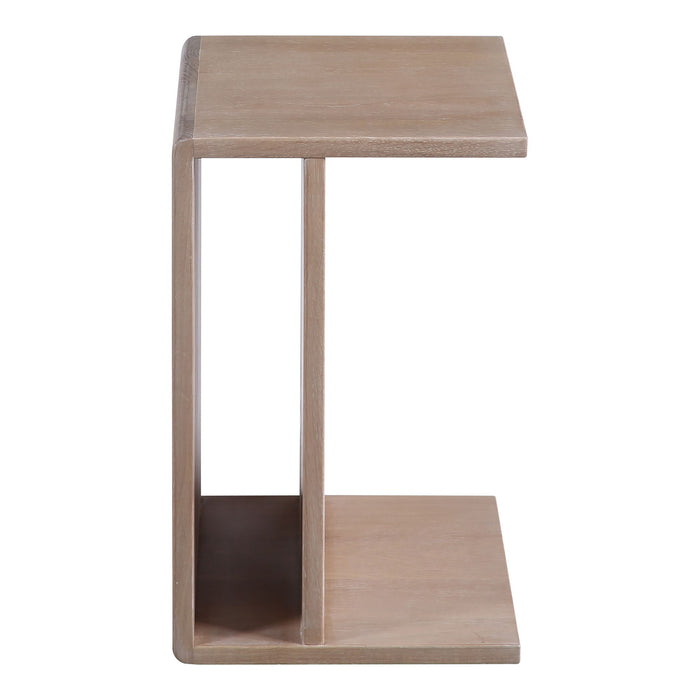 Hiroki - Accent Table - White Oak - JaxCo Furniture