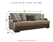 Alesbury - Chocolate - Sofa - JaxCo Furniture