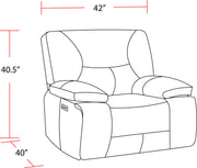 Gladiator - Power Zero Gravity Recliner - JaxCo Furniture