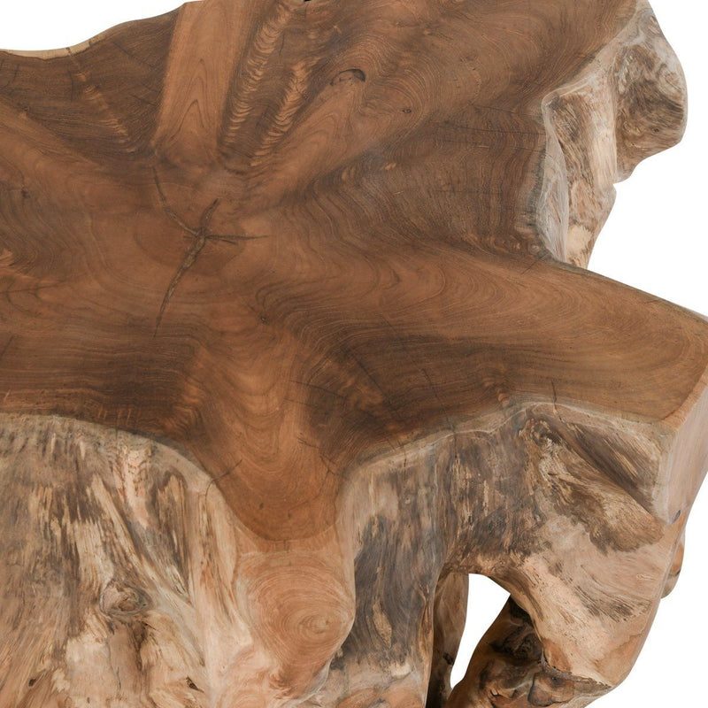 Cypress - Teak Root End Table - JaxCo Furniture