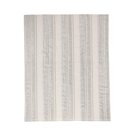 Throws - 50" x 70" TC Rockport Throw - Ivory Multi - JaxCo Furniture