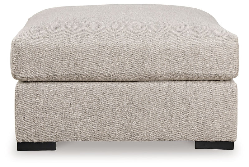 Ballyton - Sand - Oversized Accent Ottoman - JaxCo Furniture