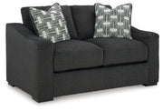 Wryenlynn - Onyx - Loveseat - JaxCo Furniture
