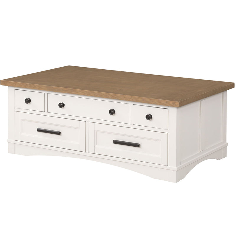 Americana Modern - Cocktail Table With Lift Top - Cotton - JaxCo Furniture