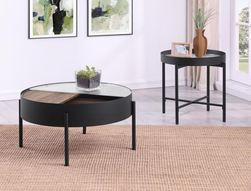 Ozella - Round Coffee Table Set - JaxCo Furniture