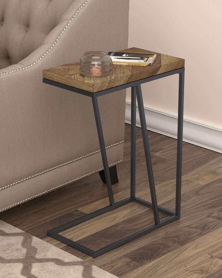 Sergio - Engineered Wood C-Shaped Side Table - JaxCo Furniture