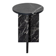 Grace - Marble Accent Table - Black - JaxCo Furniture