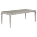 Bling Game - Extension Dining Table - Metallic Platinum - JaxCo Furniture