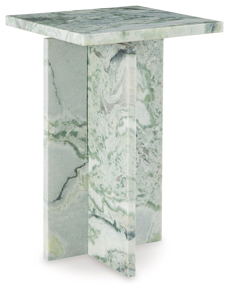 Deaconwell - White / Green - Accent Table - JaxCo Furniture