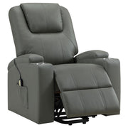Armstrong - Upholstered Power Lift Massage Recliner - JaxCo Furniture