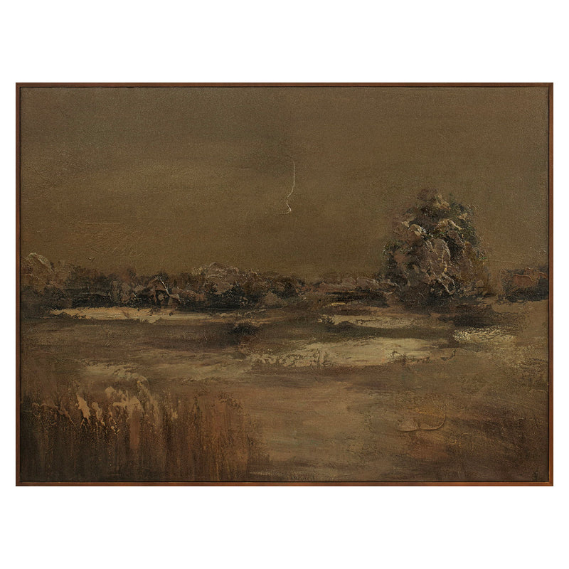Ode - Framed Painting - Dark Brown - JaxCo Furniture