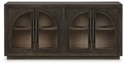 Dreley - Grayish Brown - Accent Cabinet - JaxCo Furniture