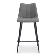 Alibi - Bar Stool (Set of 2) - Gray - JaxCo Furniture