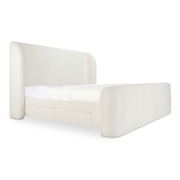 Sophia - King Bed - Cream - JaxCo Furniture