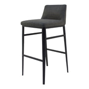 Baron - Barstool - Charcoal - JaxCo Furniture