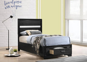 Miranda - Wood Storage Panel Bed - JaxCo Furniture