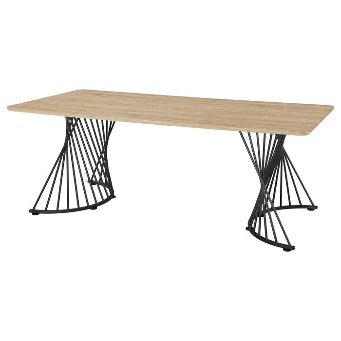 Altus - Composite Wood Dining Table - Natural Oak - JaxCo Furniture