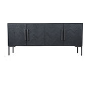 Fishbone - Sideboard - Black - JaxCo Furniture
