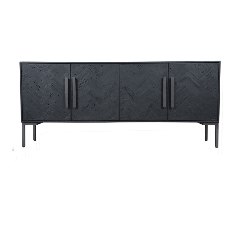 Fishbone - Sideboard - Black - JaxCo Furniture